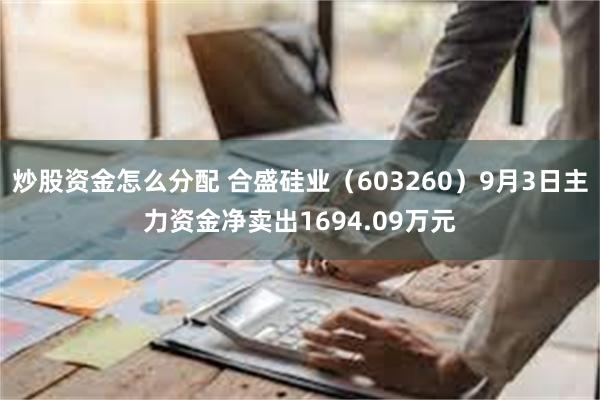 炒股资金怎么分配 合盛硅业（603260）9月3日主力资金净卖出1694.09万元