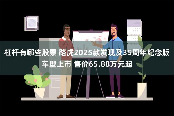 杠杆有哪些股票 路虎2025款发现及35周年纪念版车型上市 售价65.88万元起